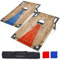 GoSports Tragbares Cornhole Toss Spiel-Set mit PVC-Rahmen, mit 8 Sitzsäcken und Tragetasche, wählen Sie Ihren Stil