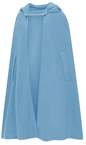 AMhomely Damen-Umhang mit Kapuze, Vintage-Umhang, Halloween, Weihnachten, übergroßer Kapuzenmantel, Gothic-Lolita-Mantel, Jacken, locker fließende Oberbekleidung