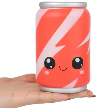 Anboor 4,7 Squishies Toy Red Can Kawaii Soft Spielzeug langsam gesteilte Squeeze Cola Squishy Stressabbau für Kinder Erwachsene Spielzeug