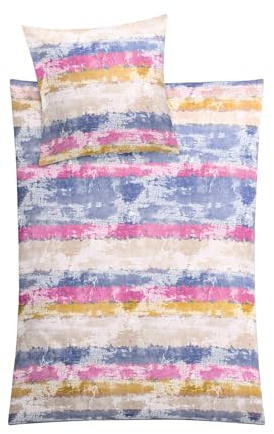 Kleine Wolke Bettwäsche Satin JARVEN Multicolor 135 x 200 cm und 80 x 80 cm