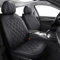 Udpomb Auto-Sitzbezüge Vordersitze aus Leder - Universelle Passform, Wasserdicht & Kratzfest, Airbag Kompatibel, Einfache Installation & Stilvolles Design, Autositz Zubehör (Schwarz)