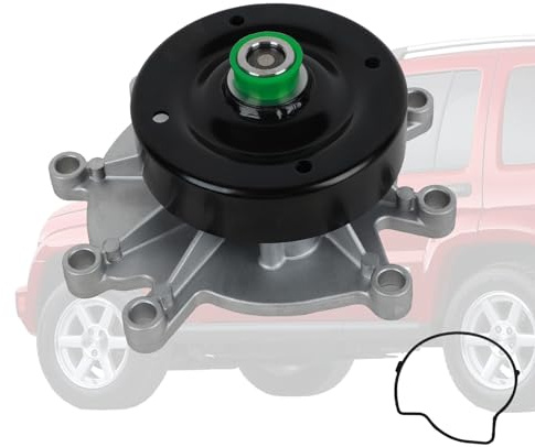 EvTok AW7163 Kit pompa acqua con guarnizione compatibile con Chrysler Aspen, Dodge Dakota/Durango/Nitro/Ram 1500, Jeep Commander/Grand Cherokee/Liberty, 3.7L V6 4.7L V8 Engine
