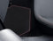 Ford Original Fiesta 2017-Aktuell Puma 2019-Aktuell Velours-Teppichfußmatten für hinten, schwarz mit roter Naht