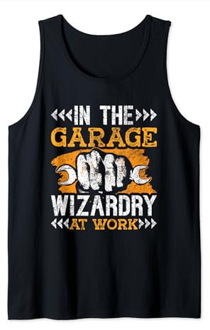 In The Garage Wizardry At Work Riparazione Meccanico di Canotta