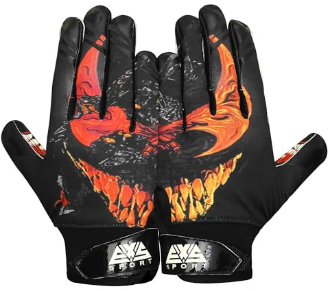 Exotic American Football Vone Gloves for Mens (Large)