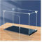 Acryl Vitrine Schaukasten Klare Acryl-Vitrine für Karten, Sammlerstücke, Erinnerungsstücke, 10, 12, 14, 16, 18, 20, 24 Zoll hohe Acrylbox, alternative Glasvitrine mit 180°-Drehtür ( Size : L*W*H 15*15
