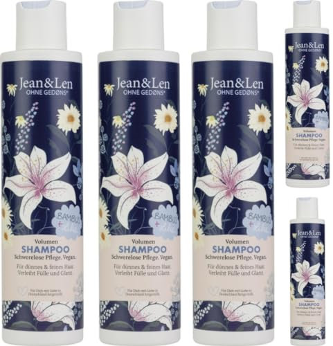 Volumen Shampoo Bambus & Lilie 300 Mililiter x 5 Stück