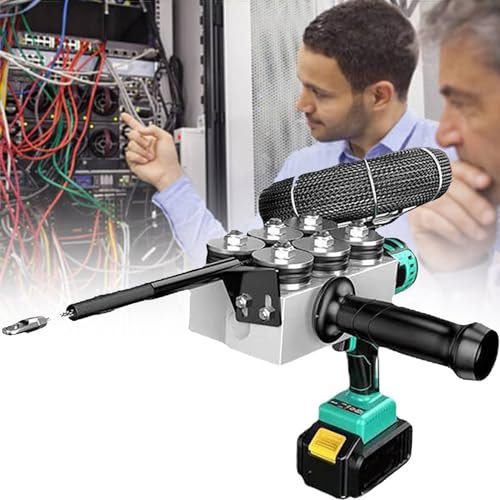 LTSRLL Kabelzieher, Elektriker, Zugdraht, versteckter Rohreinfädler, automatische Einfädelmaschine, dunkler Draht, elektrisches Drahtziehwerkzeug, Einfädelmaschine,twobatteries
