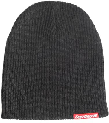 FASTHOUSE Righteous Beanie, Schwarz/Rot, Einheitsgr��e
