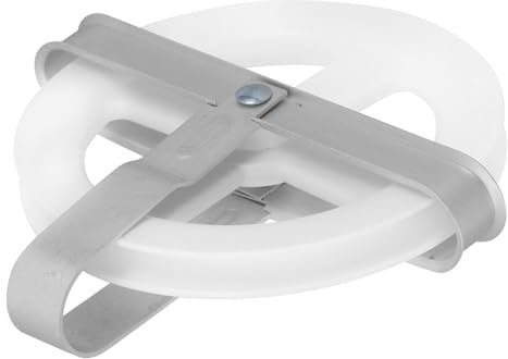 GLEAVI 5-zoll-wäscheleinen-rollensatz Eisen- Und Nylonmaterial Wäscheleinen-rollensystem