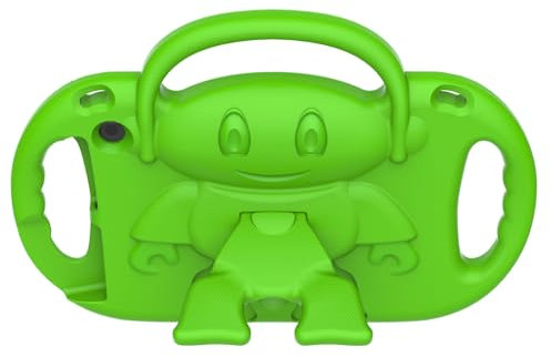 Sonlaryin Shockproof Lightweight Case with Handle and Kickstand for 10in-Tablet, Not for Samsung Tablet - Pink