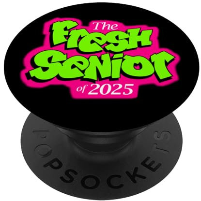 Jahrgang 2025, frischer Abschluss im Retro-TV-Stil der 90er PopSockets Klebender PopGrip