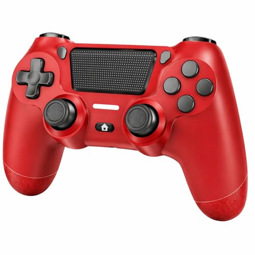 BJXOZ Mando inalámbrico para PS4 Mando, Controlador con USB-C Puerto | Doble Vibración, Altavoz, Sensor de 6 Ejes, Panel Táctil, Jack de 3,5 mm, 1000 mAh, Compatible con PS4/Slim/Pro/PC