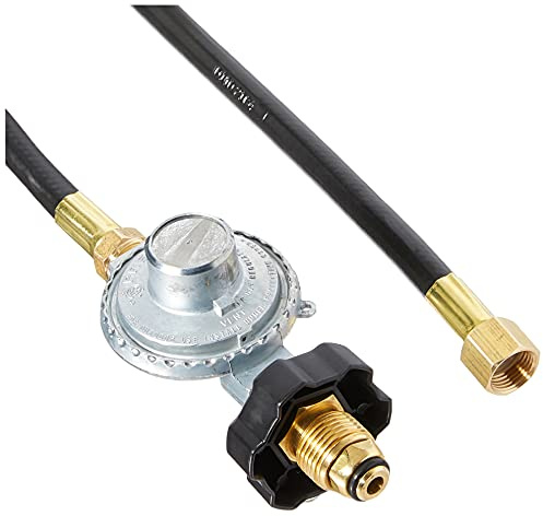 Mr. Heater F273077 12-Feet Hose/Regulator Assembly, P.O.L. and Hand Wheel x 3/8-Inch Female Pipe Thread,Multicolored,Regular