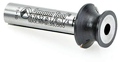 Amana Tool 47632 Router Bit Adapter 1/8 Inner D x 1/4 SHK for Handheld Trim Routers, Routers and CNC Machines