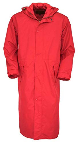 Outback Trading Company Unisex 2406 Pak-A-Roo Duster Waterproof Windproof Seam-Sealed Long Sleeve Rain Coat, Red, X-Large