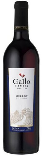 Gallo Family Vineyards Merlot Red Wine (Case of 6 x 75cl Bottles)