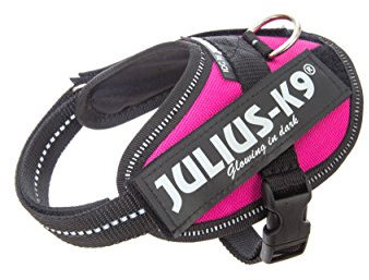 JULIUS K-9 IDC Powergeschirr, Größe: 2XS / Baby 2, Dunkelpink, 16IDC-DPN-B2