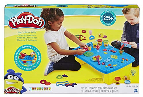 Play-Doh Play 'n Store Tisch, Kunst und Handwerk, Aktivitätstisch, ab 3 Jahren