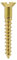 Solid Brass Slotted Countersunk Woodscrew ~ All Gauges & Sizes inc. 2,4,6,7,8,10 Screw (20, No.6 x 1)