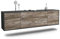 Dekati Lowboard Saint Paul hängend (180x49x35cm) Korpus anthrazit matt - Front Holz-Design Treibholz - Push to Open