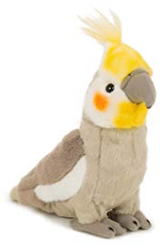 Trigon Stofftier Nymphensittich 19 cm, Kuscheltier Plüschtier Sittich Vogel Vögel