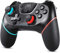 Zexrow Controller per N-Switch, Wireless Bluetooth Switch PRO Controller, Switch Joystick per Gamepad con Adjustable Turbo Boost/Dual Vibrazione/ 6-Axis Gyro/Rechargeable (Nero)