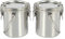 Dciustfhe 2 Pack Artist Portable Painting Brush Washing Bucket Wash Pen Pot Steel Watercolor Oil Paint Brush Washer Art Supplies