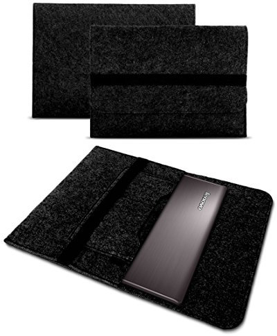 UC-Express Sleeve Hülle kompatibel für Lenovo ThinkPad X13 Yoga Gen2 Tasche Filz Notebook Cover Case 13,3 Zoll, Farbe:Dunkel Grau