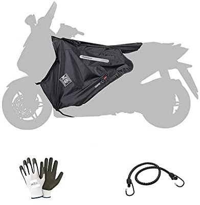 Compatible avec Honda Forza 125 ABS 2019 19 Couvre-jambes R198-X Termoscud Tucano Urbano spécifique pour scooter couverture thermique imperméable intérieur en simili cuir extérieur en nylon