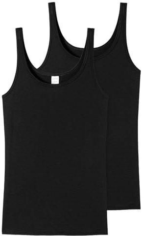 Schiesser Damen Unterhemd Top Trägertop 2er Pack Doppelpack - 162896