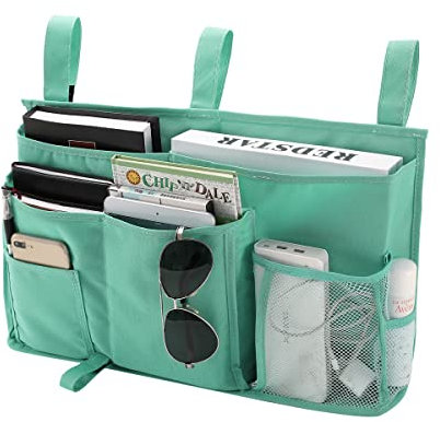 Etagenbett Veranstalter, Bettseite Cody hängenden Bett Veranstalter Aufbewahrungstasche 8 Taschen, für College Dorm Zimmer Bett, Krankenhaus Bett, Baby Bett Schienen, 600D Oxford Cloth