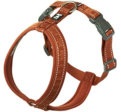 Hurtta Casual Y-Geschirr ECO Komfortables nachhaltiges Hundegeschirr (Cinnamon, 80-90 cm)