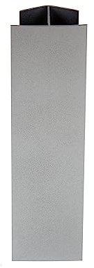 NORDLINGER PRO - Juego de 4 accesorios de unión recta para zócalos de cocina, color gris