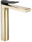 Rea Waschtischarmatur SOUL GOLD MAT BLACK HAUT Wasserhahn Bad Badarmatur aus Messing Armatur für Waschbecken Badezimmer Mischbatterie Waschbecken Einhebel (Gold/Schwarz)