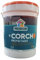 Prosidecon Liège projeté, 12 kg, peinture imperméable, isolation thermique, acoustique, applicable avec pistolet de projection, finition décorative, pour couvertures, façades, intérieurs, Off White