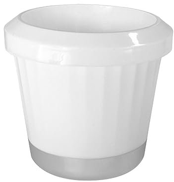 Milageto Beleuchtete kleine Blumentöpfe, moderner, wasserdichter Übertopf, der im Dunkeln leuchtet, LED-beleuchteter Übertopf für Landschaft, Büro, RGB