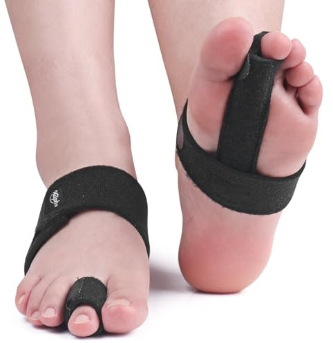Hilph Protector de dedos en martillo, corrector de dedos de los pies, enderezador de dedos de los pies, para alinear y apoyar los dedos rotos (2 unidades)
