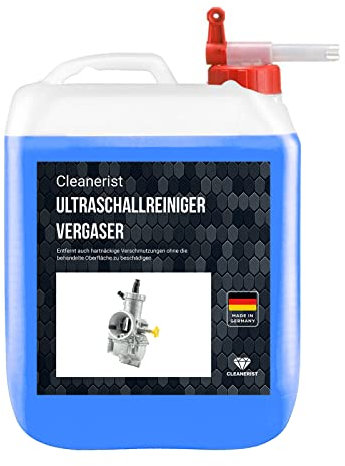 Cleanerist | 10L Ultraschallreiniger Werkstatt, Vergaser, Autoteile - Konzentrat für Ultraschallgeräte zur Kfz-Reinigung von Motoren, Bremsanlagen, Wellen, Pumpen, Düsen – gegen Schmutz, Öl & Fett