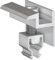 DoitBau - 10x Klickfix PV Endklemme 30mm - 40mm in Silber | Befestigungen für Solarmodule | Solarmodul Halterung 30mm | Modulklemmen Solar | Endklemmen 30mm Silber | Endklemme