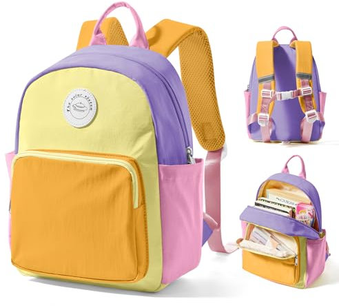 kibachev Kindergartentasche Jungen 12l Kindergarten Rucksack Kleinkind Baby Rucksack 10l Kinderrucksack mit Brustgurt Kinder Rucksack 1-2-3 Jahre