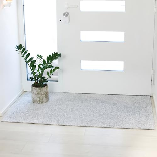 Profolio Fußmatte Innen - Waschbare und rutschfeste Eingangsmatte für Innenbereiche - 1cm Flache Fußmatte - Fußabtreter für den Eingang, Haustür & Flur - 140 x 40 cm - Größe Wählbar