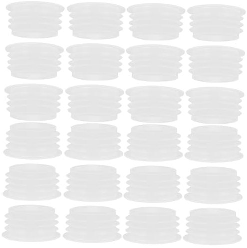 100 Stück Transparente Pe Flaschenstopfen 0.67~0.75 Zoll, Ersatzstopfen Für Salz- Und Pfefferstreuer, Laborflaschen, Weinflaschen, Rundkappen Für Rohre Und Bohrlöcher