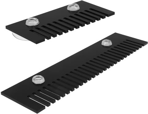 Levemolo 2pcs Acrylic Fish Tank Overflow Comb Aquarium Comb Fish Tank Water Exchanger Filters for