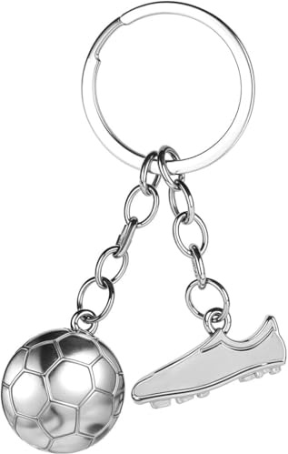 YSTrillion Porte Clés Sport Porte Clé Football,Argent Porte Clé Chaussure Football,Porte-clés de Voiture Porte Clé Ballon de Foot pour Adultes Enfants Ccadeaux Créatifs