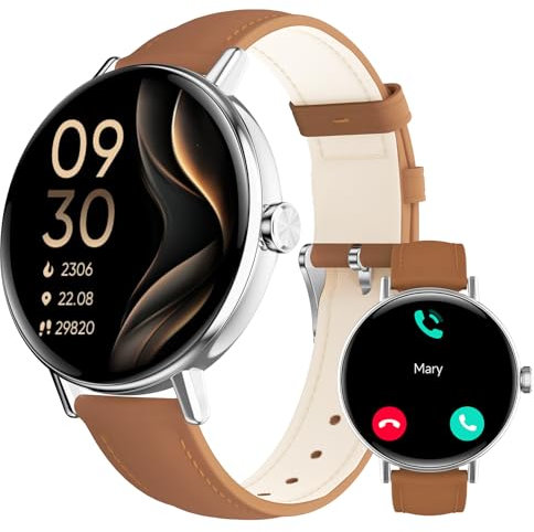 Montre Connectée Homme Femme avec Réponse/Appel, 1.27 Cadran Dynamique - Fréquence Cardiaque/Sommeil/SpO2,Montre Connectée Femme pour Samsung/iPhone/Android, Étanche IP68, 110+ Modes Sport- Noir
