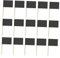 TOPPERFUN 200Stücke Zahnstocher Flaggen DIY Dessert Topper für Kuchen Muffins Früchte Leere Cocktail Picks für Hochzeiten Partys Feiern Personalisierbar mit Eigenen Nachrichten