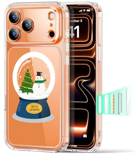 ESR für iPhone 17 Pro Hülle für MagSafe, Kamerasteuerung, Christmas Ball | Vergilbungsschutz, Ultraskinny, 3X Militär-Sturzschutz, Magnetische Handyhülle, Stoßdämpfend