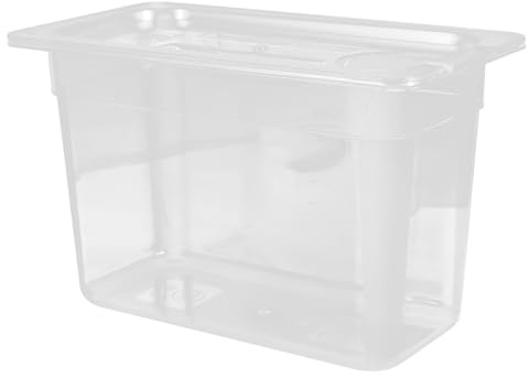 Veemoon Boîte pour Mijoteuse 6L Transparente Récipient Cuisson Basse Température Résistant Fissures Contenant Polyvalent pour Stockage Aliments Fruits Légumes Compatible Autocuiseur