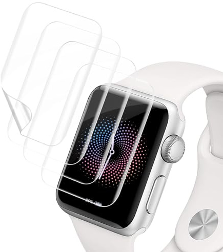 Carantee 2 Pièces Verre Trempé pour Apple Watch Series 4/5/6/se 40mm, Résistant protection écran, Sans Bulles Vitre Haut Définition Vitre Protection Compatible avec Apple Watch Series 4/5/6/se 40mm